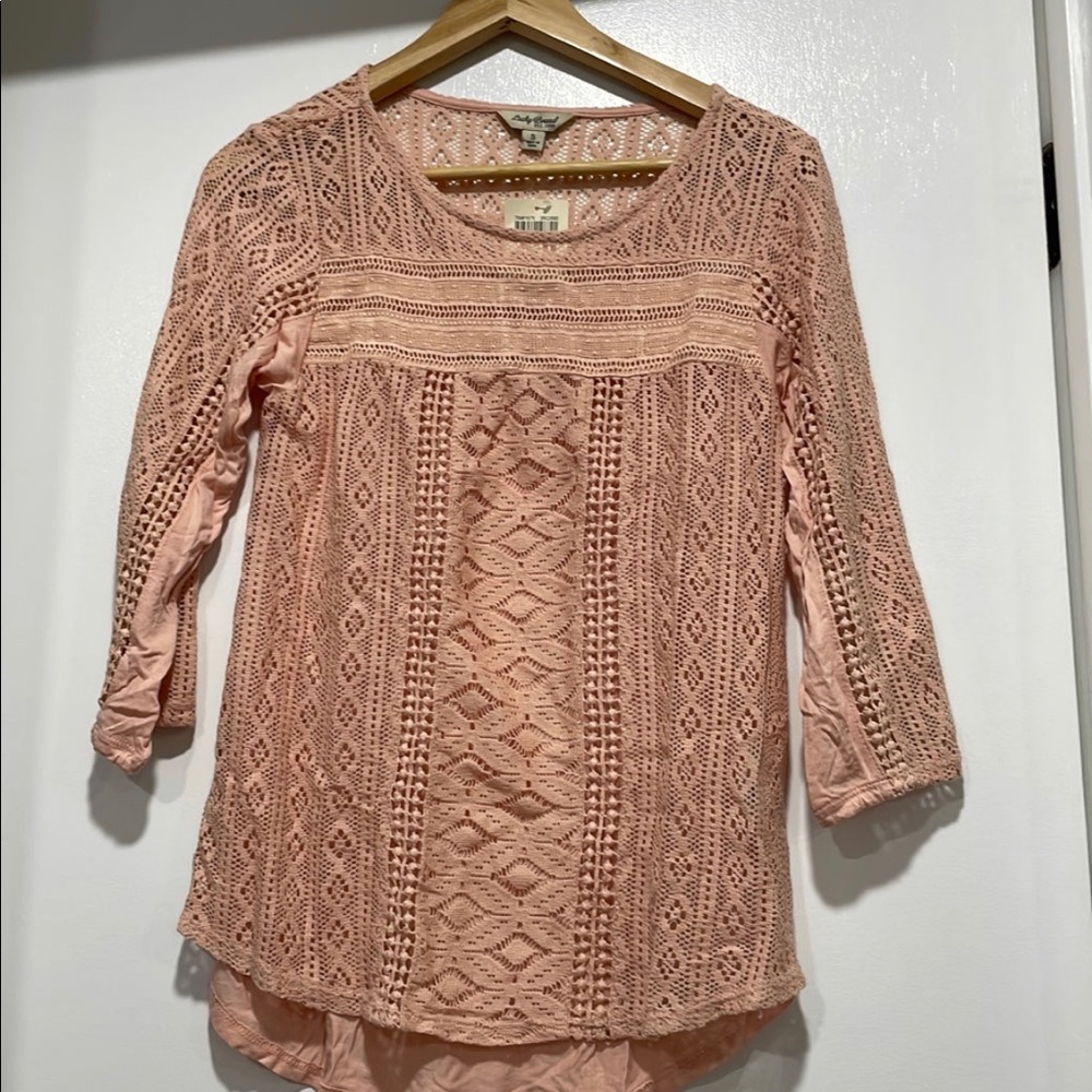 Lucky Brand blush color top